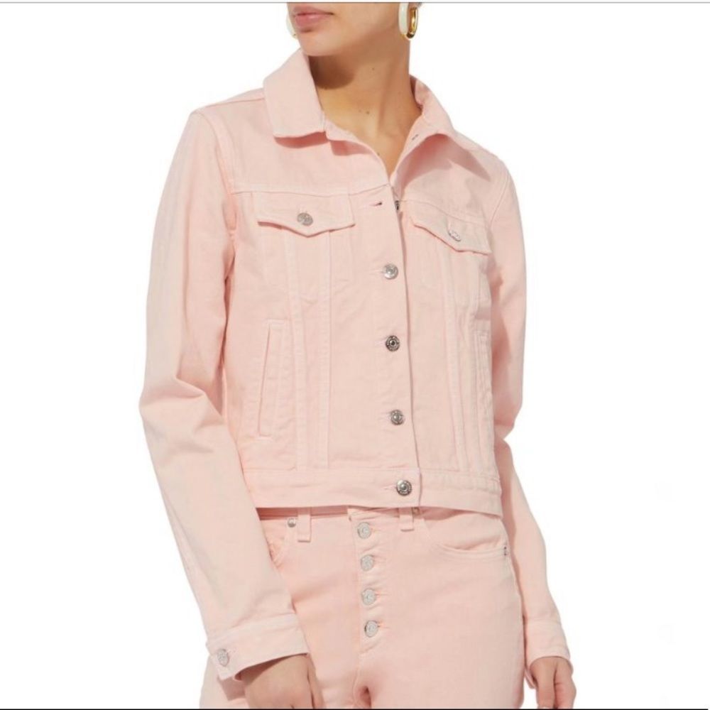 VERONICA BEARD Cara Millennial Pink Jean Jacket